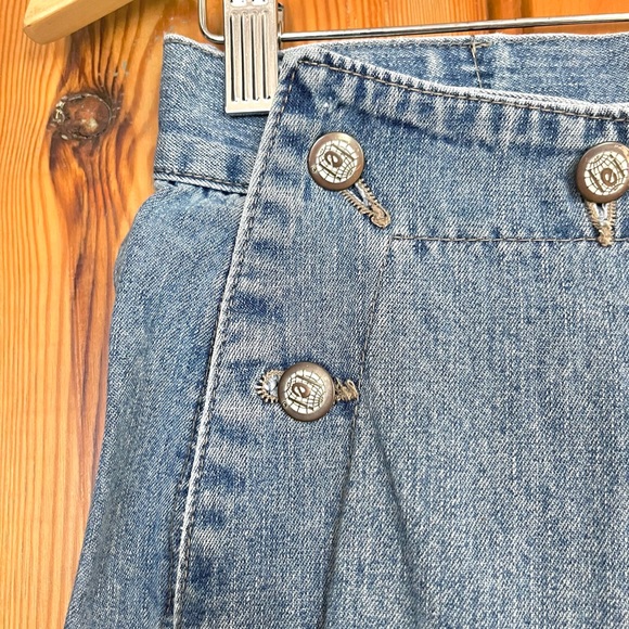 Vintage Y2K 90s LEI Sailor Button Front High Waisted Jeans Juniors Size 9 EUC - Picture 5 of 10